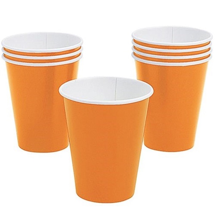 Turuncu Karton Bardak