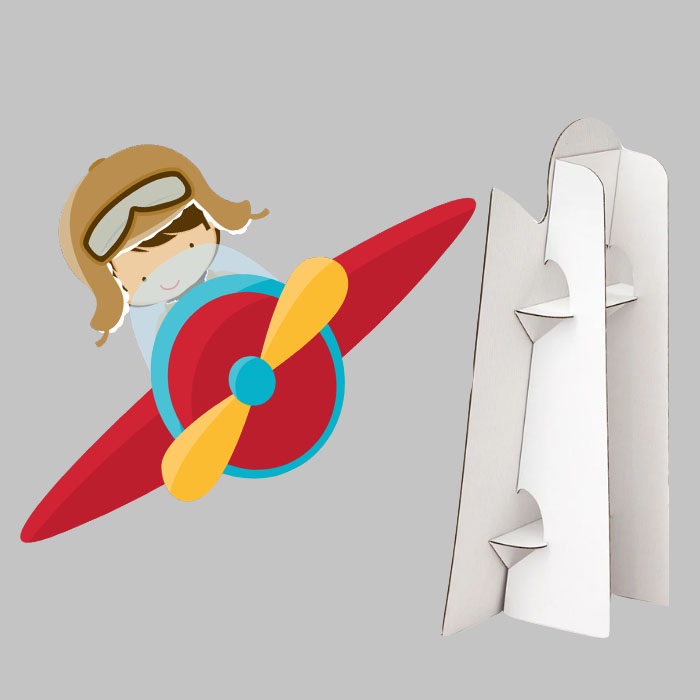 Uçaklar Dekor Ayaklı Pano