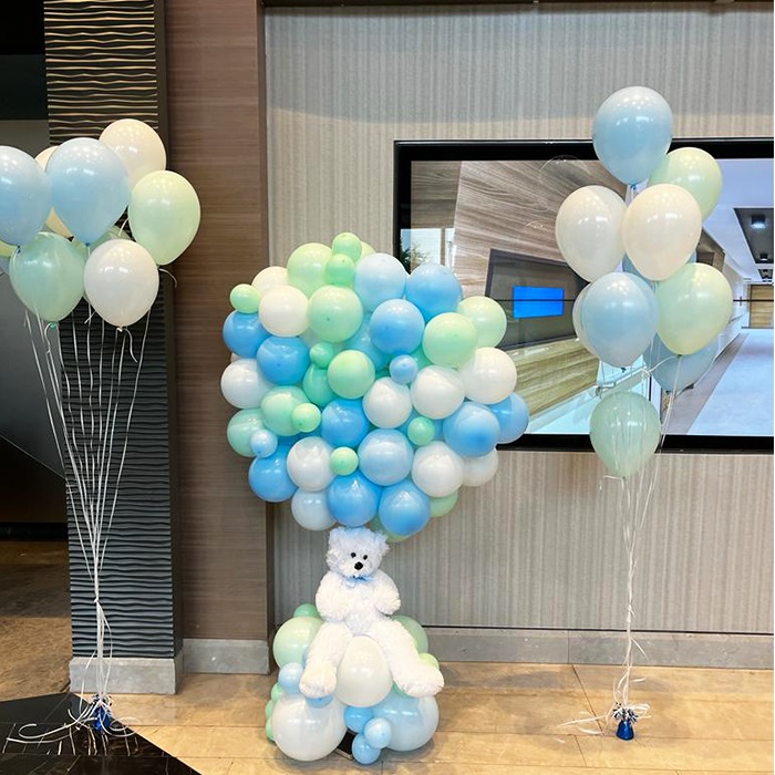 Uçan Balon Sürprizi Ve Balon Buketi