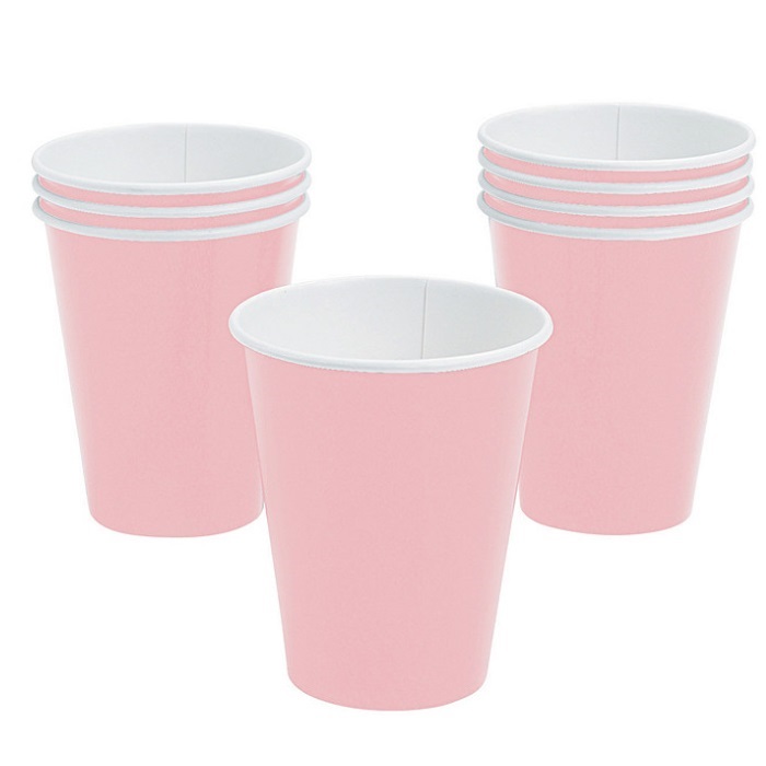 Uçuk Pembe Karton Bardak