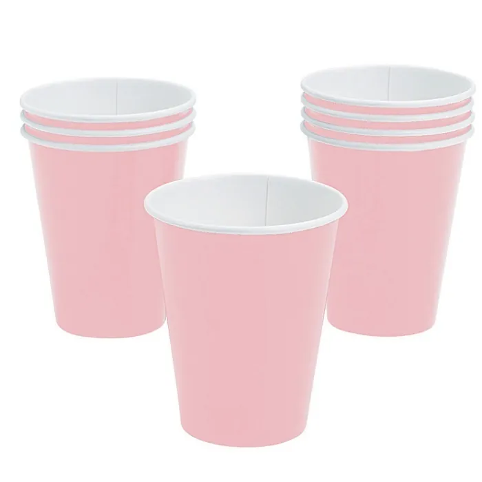Uçuk Pembe Karton Bardak