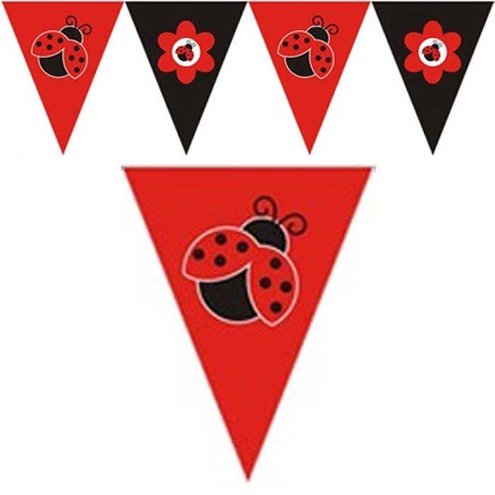 Uğur Böceği Bayrak Flama