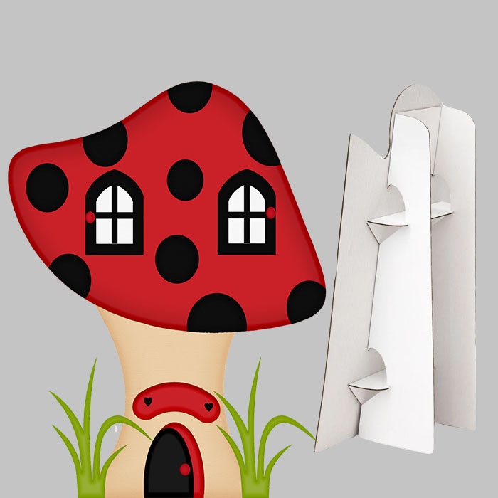 Uğur Böceği Ev Ayaklı Pano