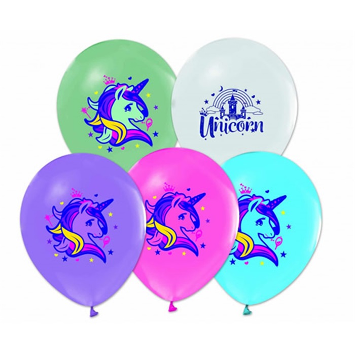 Unicorn Balon Latex 10 Adet