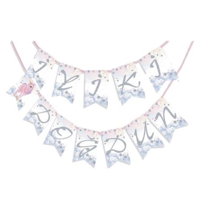 Unicorn Bayrak İyi Ki Doğdun Yazısı