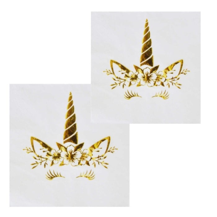 Unicorn Gold Varaklı Kağıt Peçete