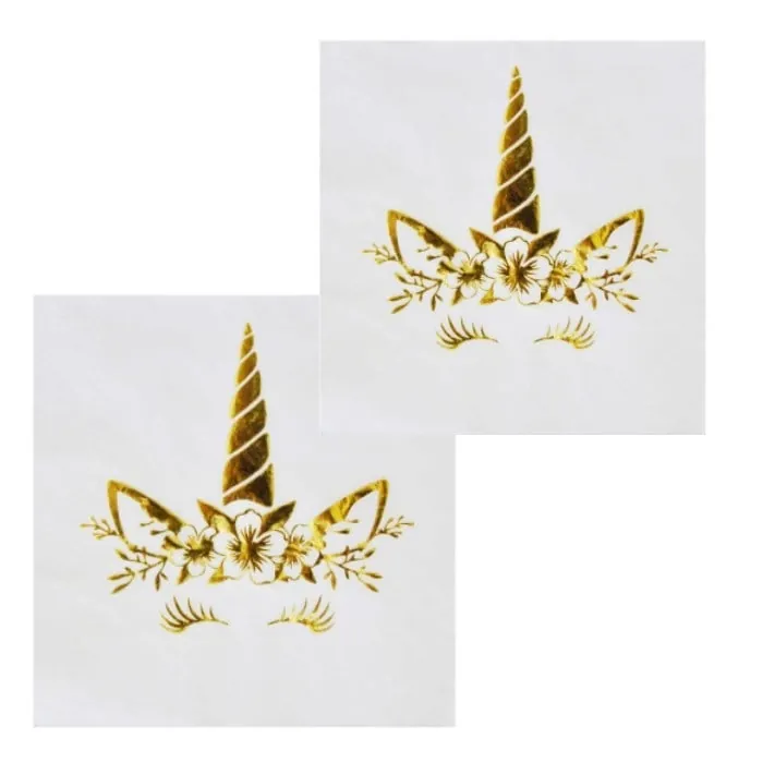 Unicorn Gold Varaklı Kağıt Peçete