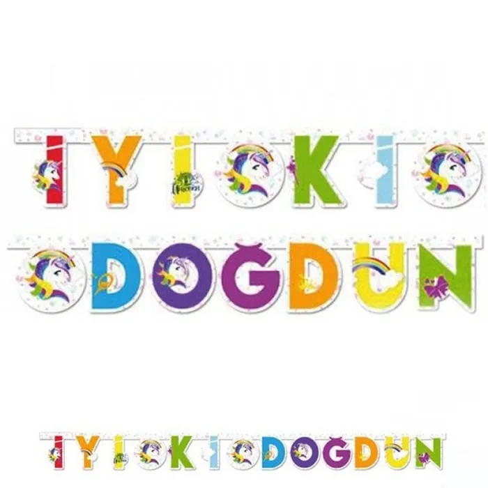 Unicorn İyi Ki Doğdun Yazı