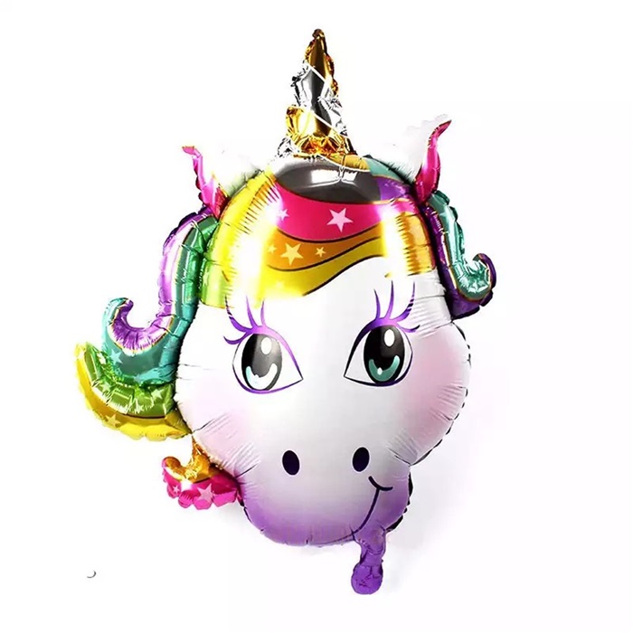 Unicorn Renkli Folyo Balon