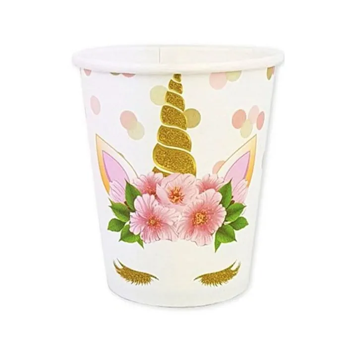 Unicorn Temalı Karton Bardak