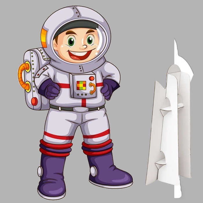 Uzay Astronot Ayaklı Pano