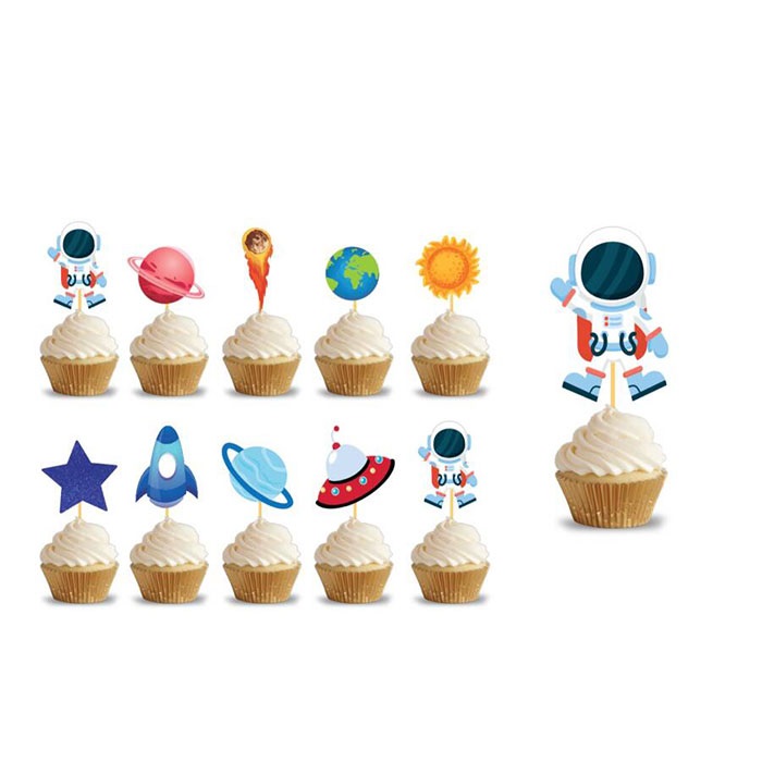 Uzay Baskılı Kürdan Süs