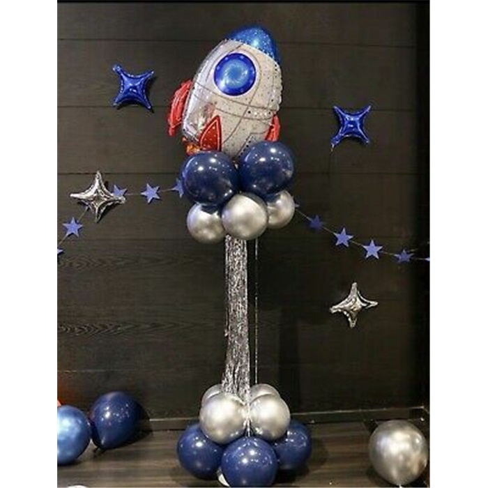 Uzay Konseptli Balon Sütunu