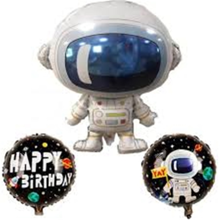 Astronot Folyo Balon Seti