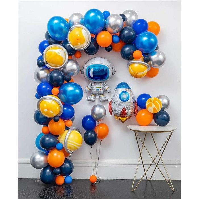 Uzay Temalı Balon Buket Aranjman