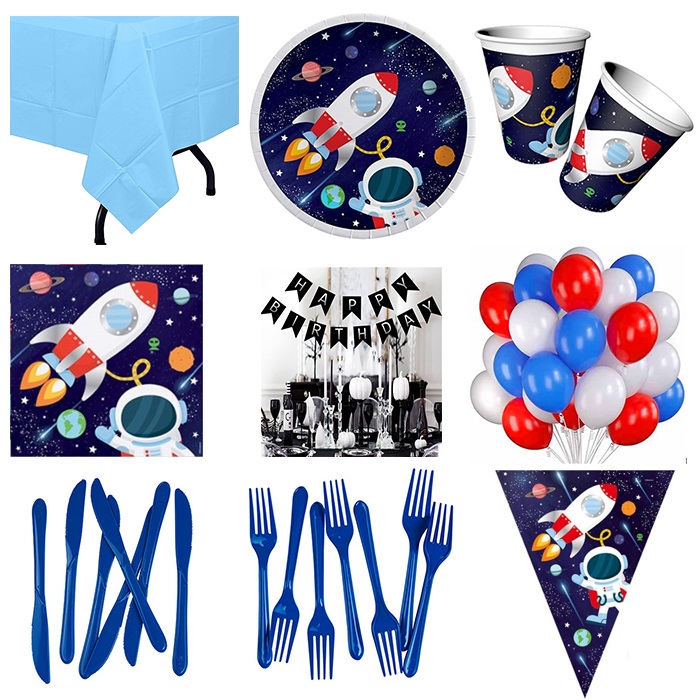 Uzay Temalı Parti Seti 16 Kişilik