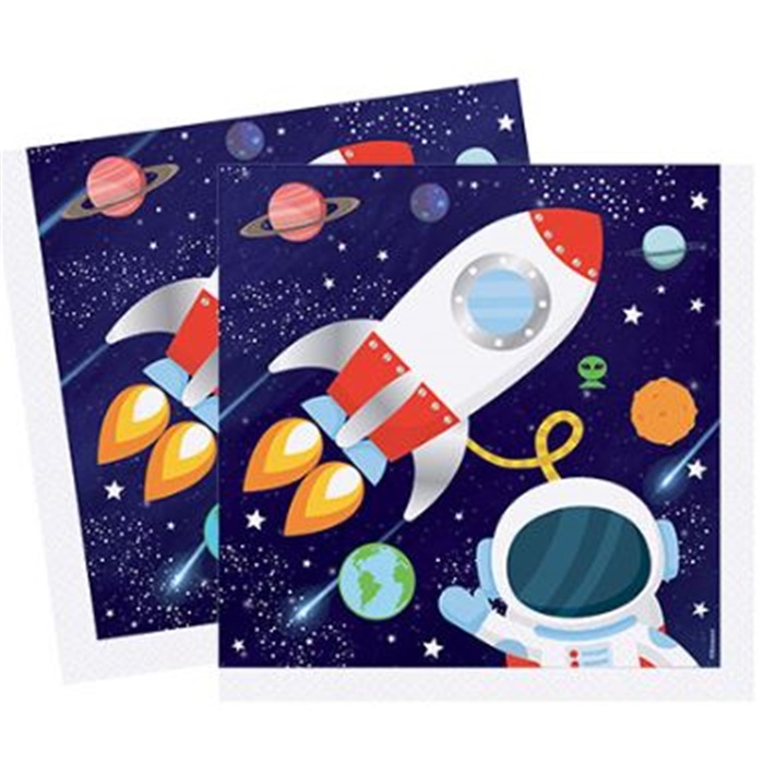 Uzay Temalı Peçete