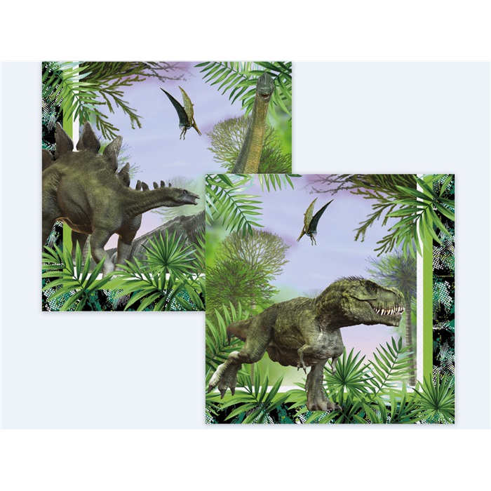 Vahşi Temalı Dinozor Kağıt Peçete