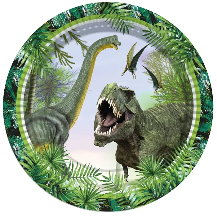 Vahşi Dinozorlar Temalı Tabak