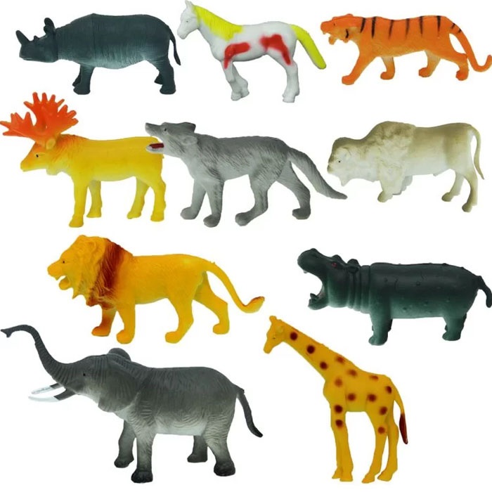 Vahşi Hayvanlar Figürlü Hayvan Oyun Seti