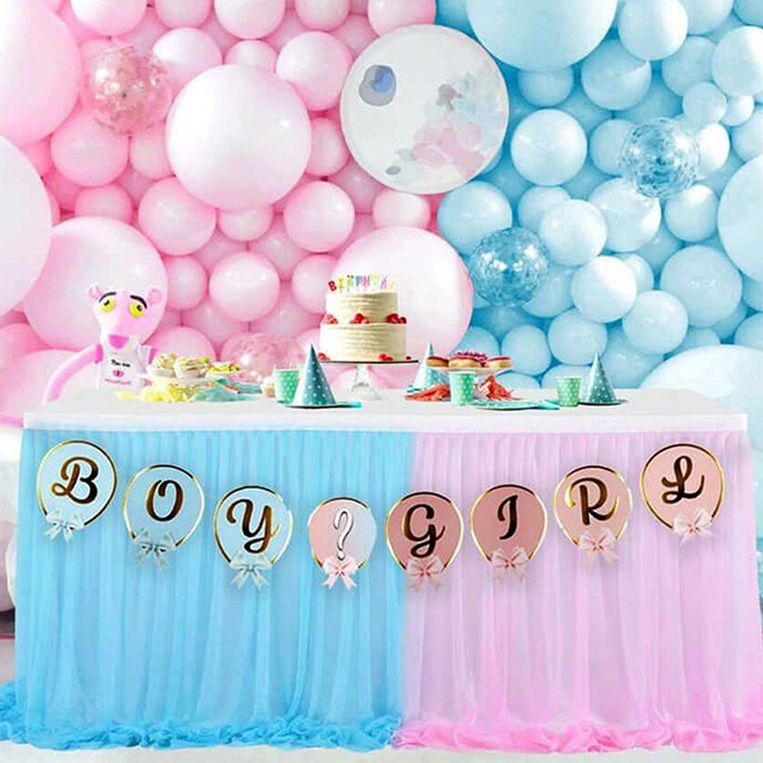 Varaklı Boy Girl Kağıt Banner