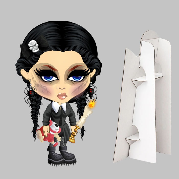 Wednesday Figürlü Ayaklı Pano