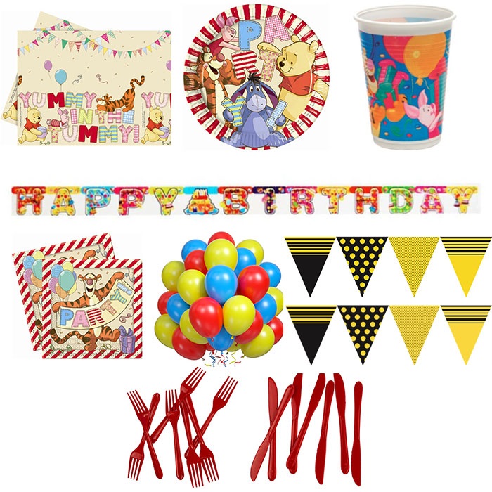 Winnie The Pooh Doğum Günü Seti