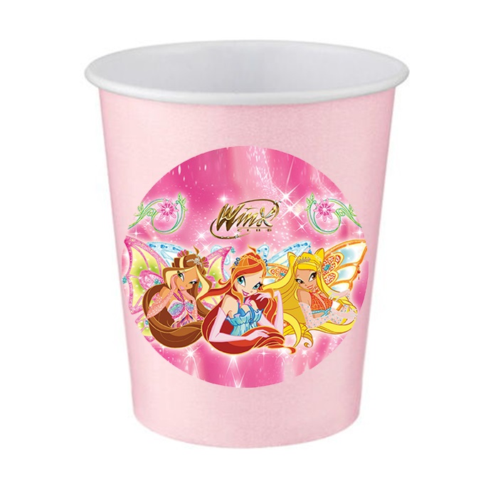 Winx Temalı Karton Bardak