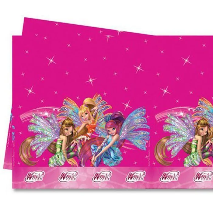 Winx Temalı Plastik Masa Örtüsü
