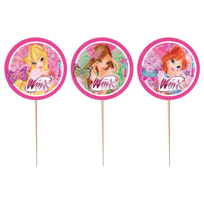 Winx Temalı Kürdan Süs