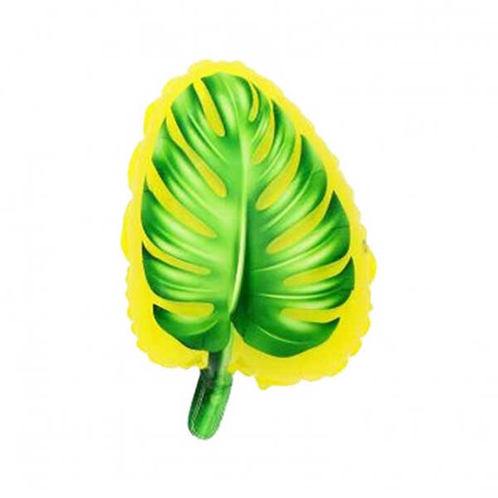 Yeşil Renkli Yaprak Folyo Balon