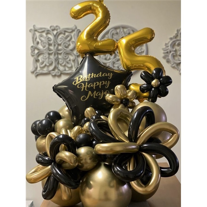 Yaş Temalı Balon Buketi Aranjman