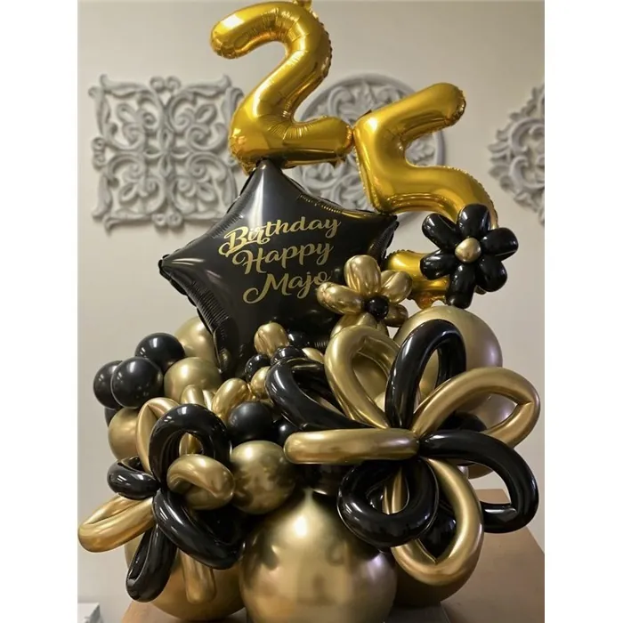Yaş Temalı Balon Buketi Aranjman