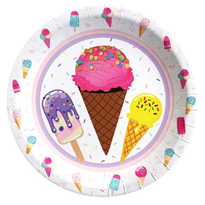 Yaz Partisi Karton Tabak