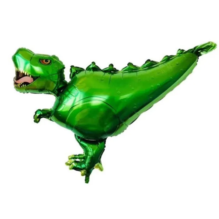 Yeşil Dinozor Şekilli Folyo Balon