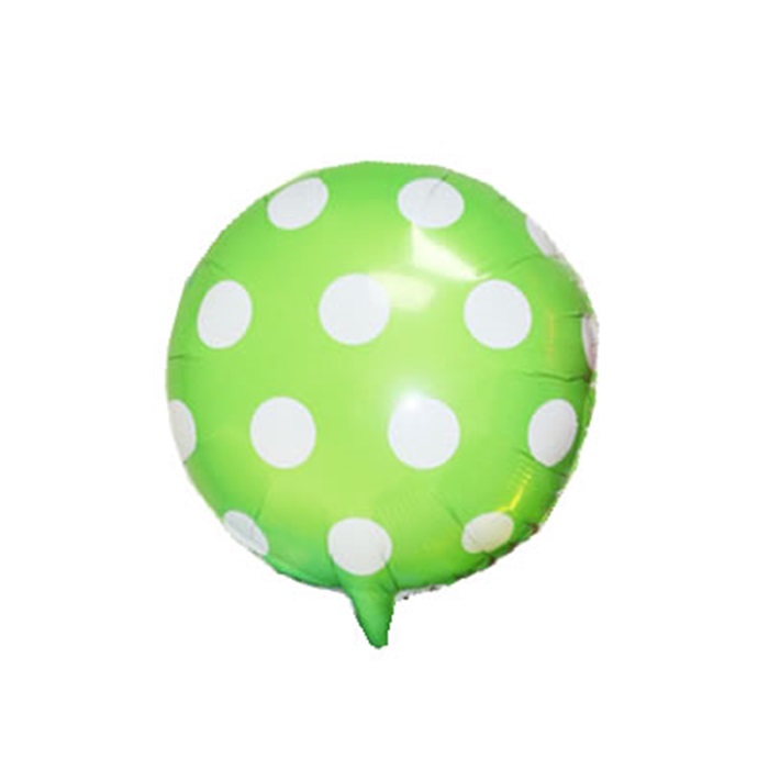 Yeşil Puanlı Folyo Balon