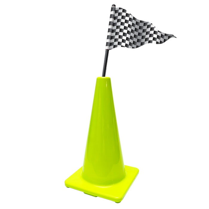 Yeşil Renkli Yarış Hunisi Ayaklı Pano