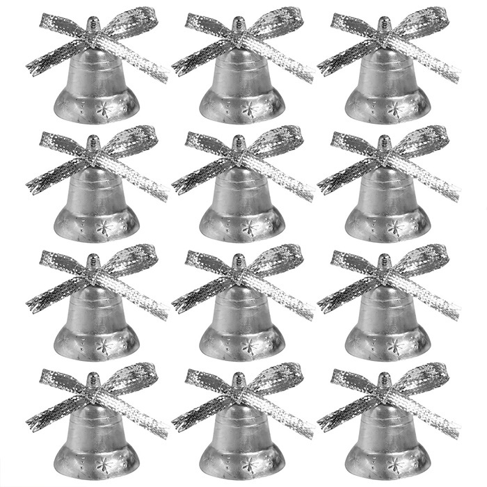 Yılbaşı Ağacı Gümüş Renkli Çan Asma Süs