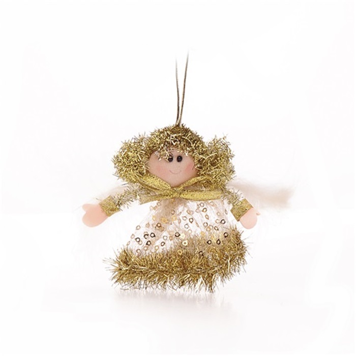 Yılbaşı Ağacı Gold Renkli Melek Süs