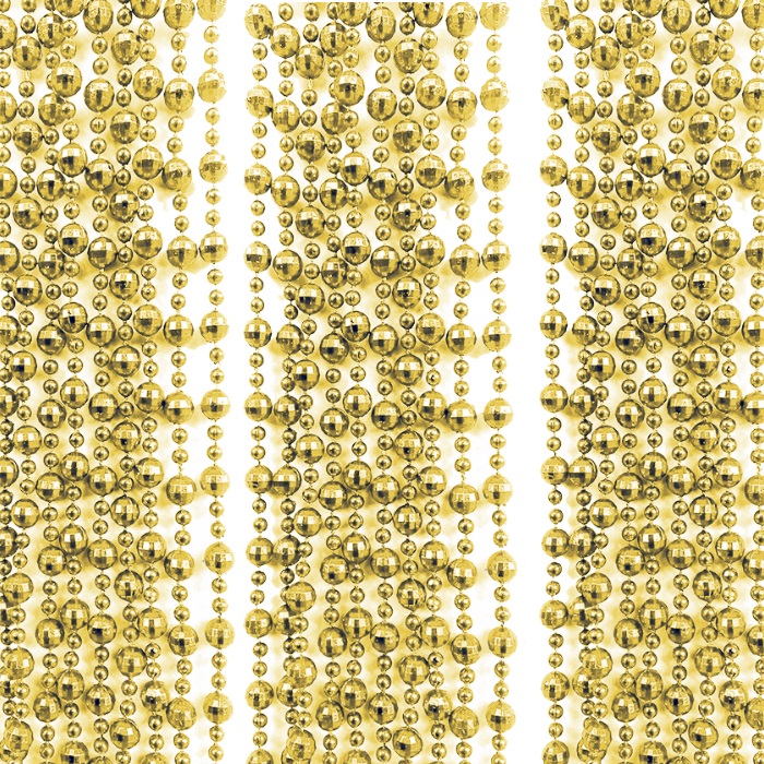 Yılbaşı Ağacı Gold Renkli Zincir Süs