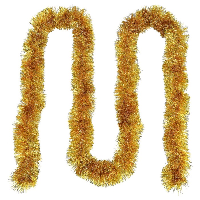 Yılbaşı Altın Renk Fırfır Süs