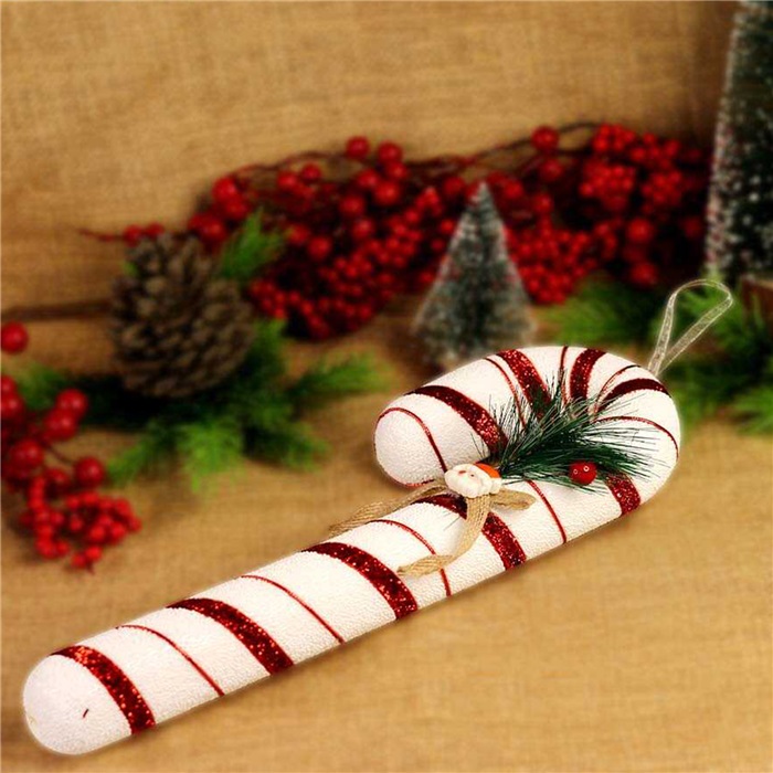 Yılbaşı Baston Asma Süs Büyük