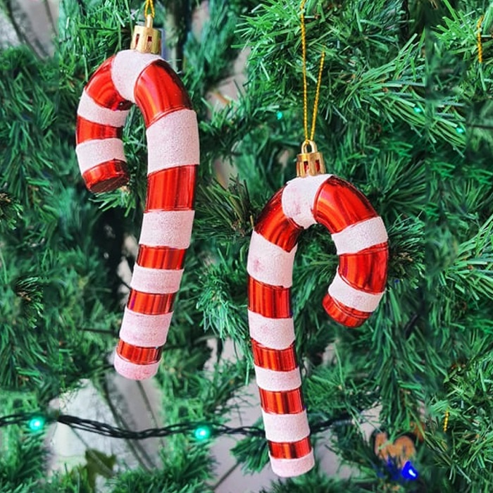 Yılbaşı Baston Şeker Asma Süs
