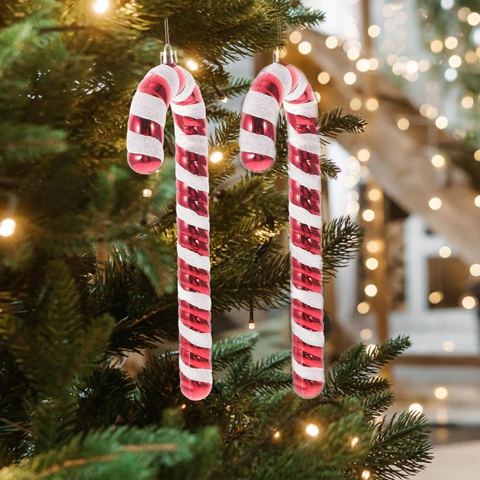 Yılbaşı Ağacı Baston Şeker Asma Süs