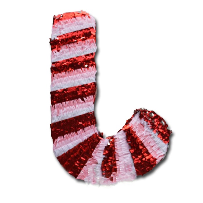 Yılbaşı Baston Şeker Şekilli Pinyata