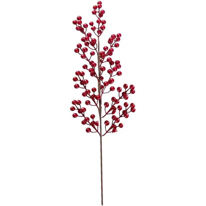 Yılbaşı Kırmızı Renkli Berry Dalı
