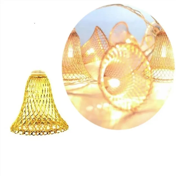Yılbaşı Çan Şeklinde Metal Şerit Led Işık