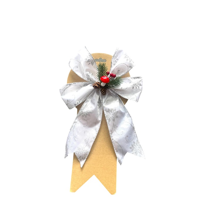 Yılbaşı Fiyonk Süs Beyaz