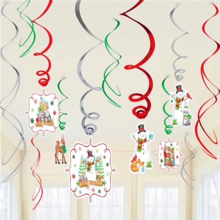 Yılbaşı Girdap Asma Süsler