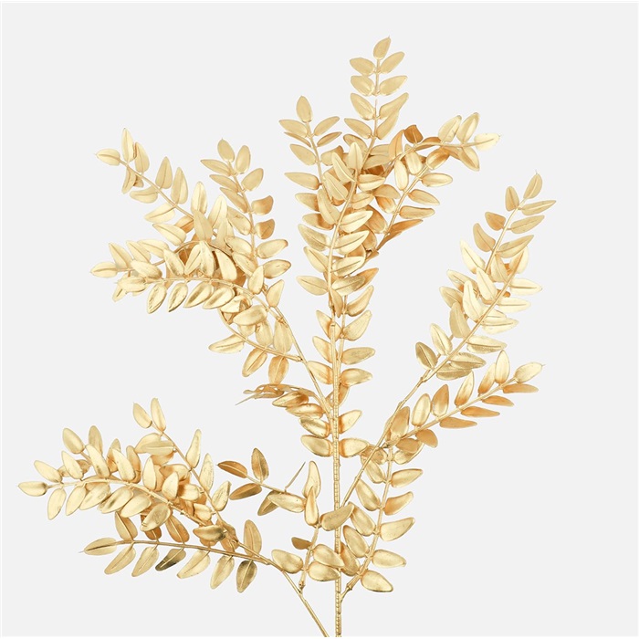 Yılbaşı Gold Okaliptus Pike Çiçek Süs